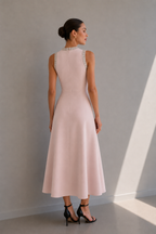 Celestia Crystal Midi Dress