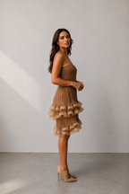 Amara Ruffle Mini Dress