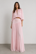 Aurora Pleated Chiffon Set