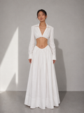 Elena Maxi Set – White