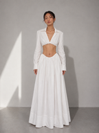 Elena Maxi Set – White