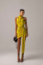 Lumière Satin Sculpt Dress
