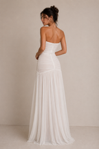 Isabella Étoile Strapless Gown –White