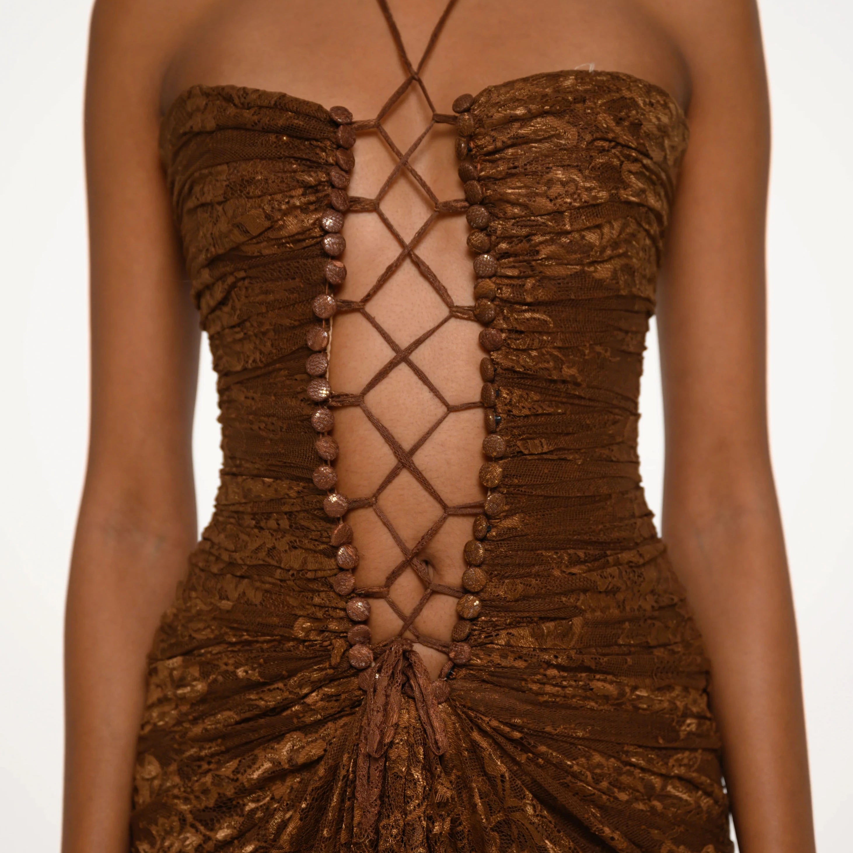 Lysandra Lace Corset Gown